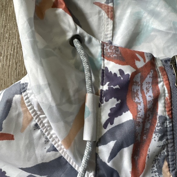 Columbia Womens Size Medium Side Hill Magnolia Floral Printed Windbreaker Jacket - Picture 6 of 13